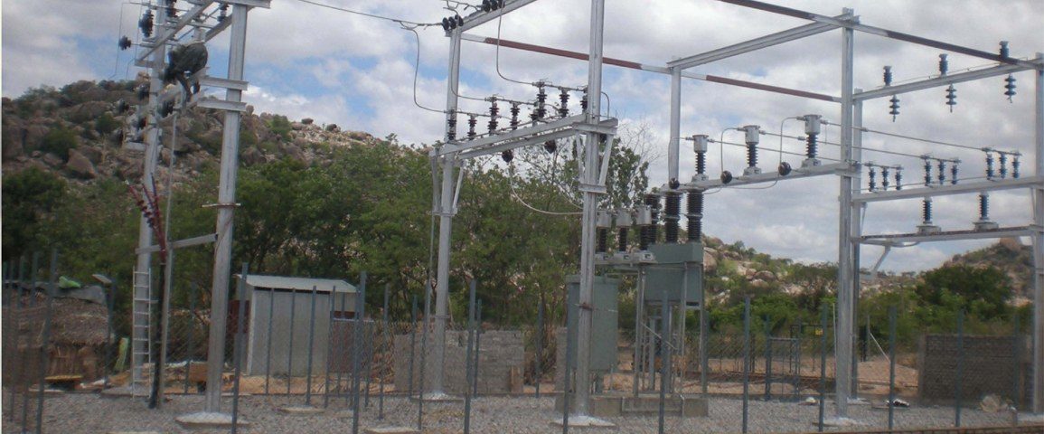 Outdoor high-voltage substation structure installed at Snam Alloys in Chittoor